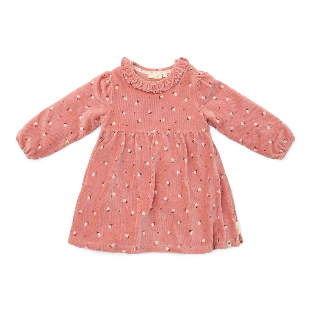 Long-sleeved dress Warm Rose Flowers – Little Farm | Little Dutch