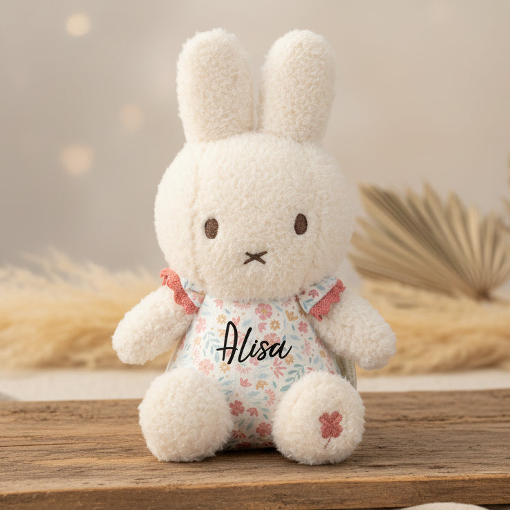 Personalized Blossom cuddly toy rabbit | Miffy gift by Schmatzepuffer®