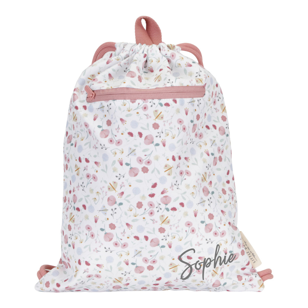 Drawstring bag Flowers & Butterflies