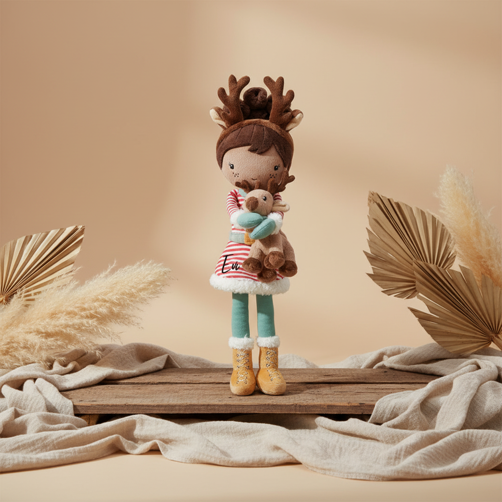 Cuddly doll Winter Evi 35 cm