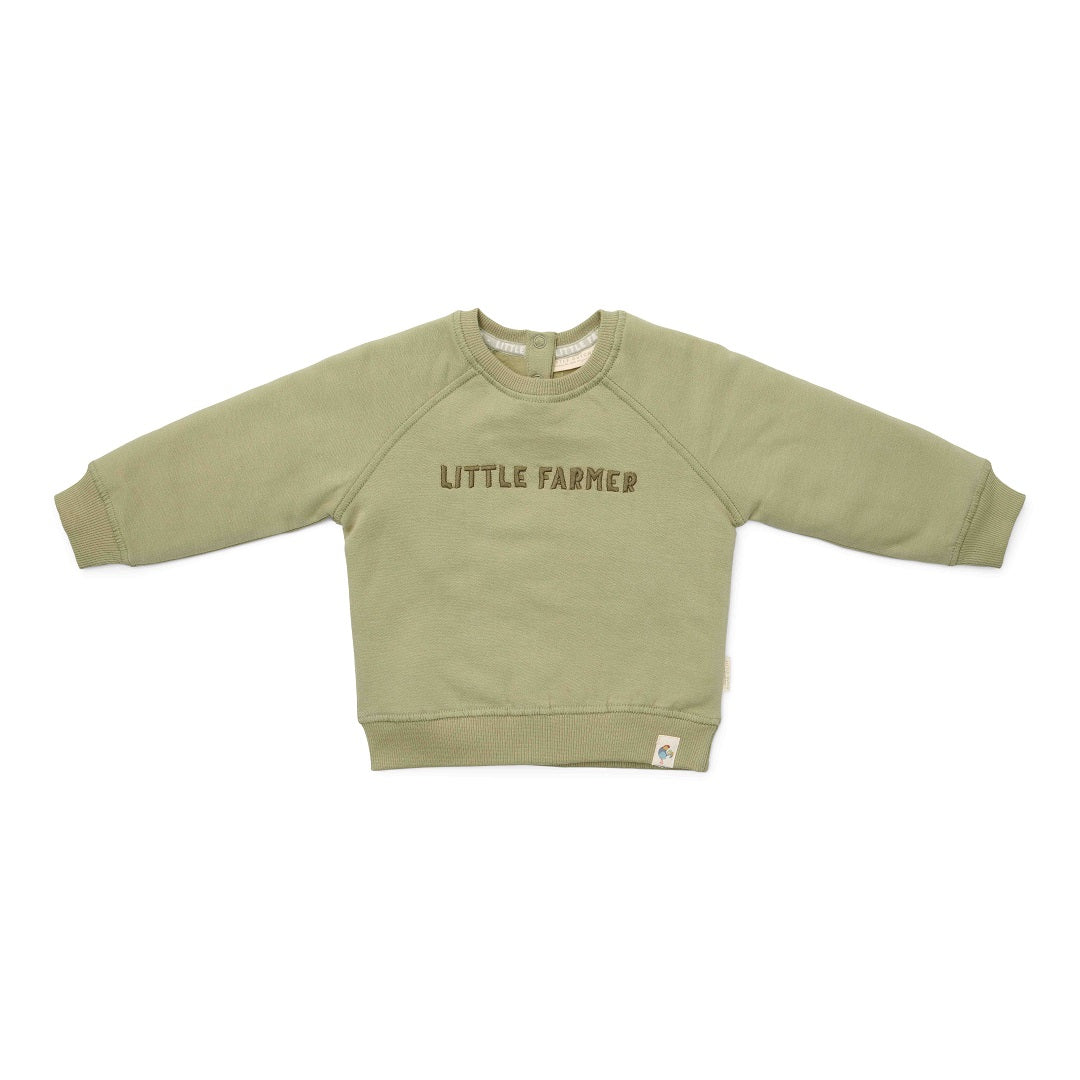Green Sweater - Little Farm | Little Dutch