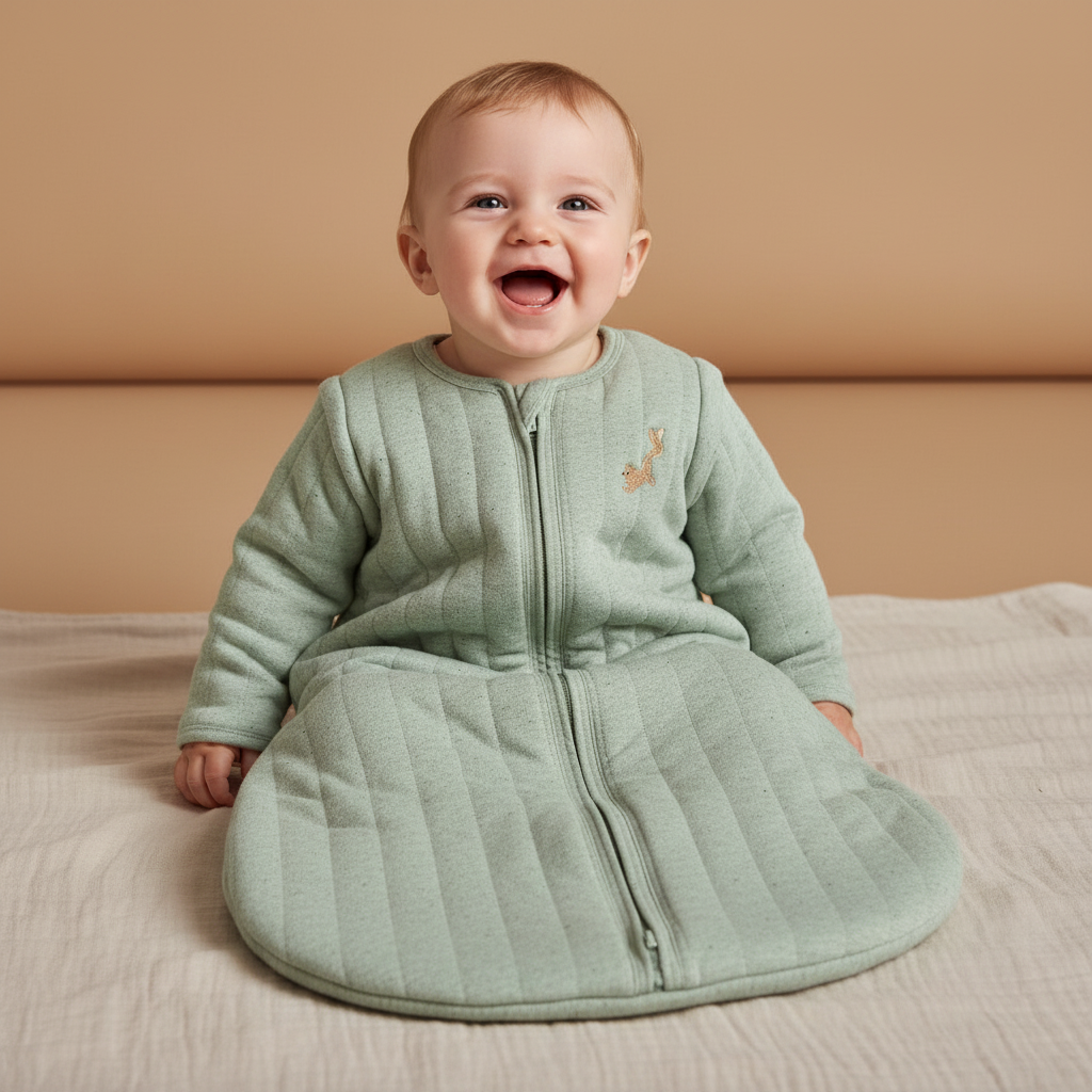 Winter sleeping bag 110 cm Sage | Little Dutch