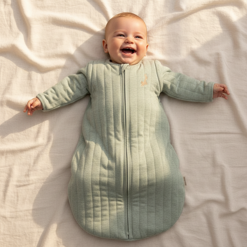 Winter sleeping bag 90 cm Sage | Little Dutch