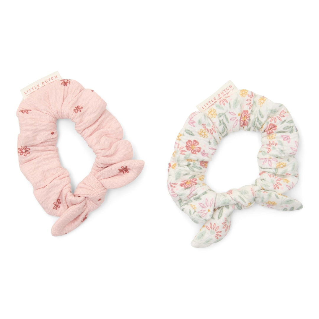 Scrunchie Hair Tie Set of 2 Multi - One Size | Little Dutch