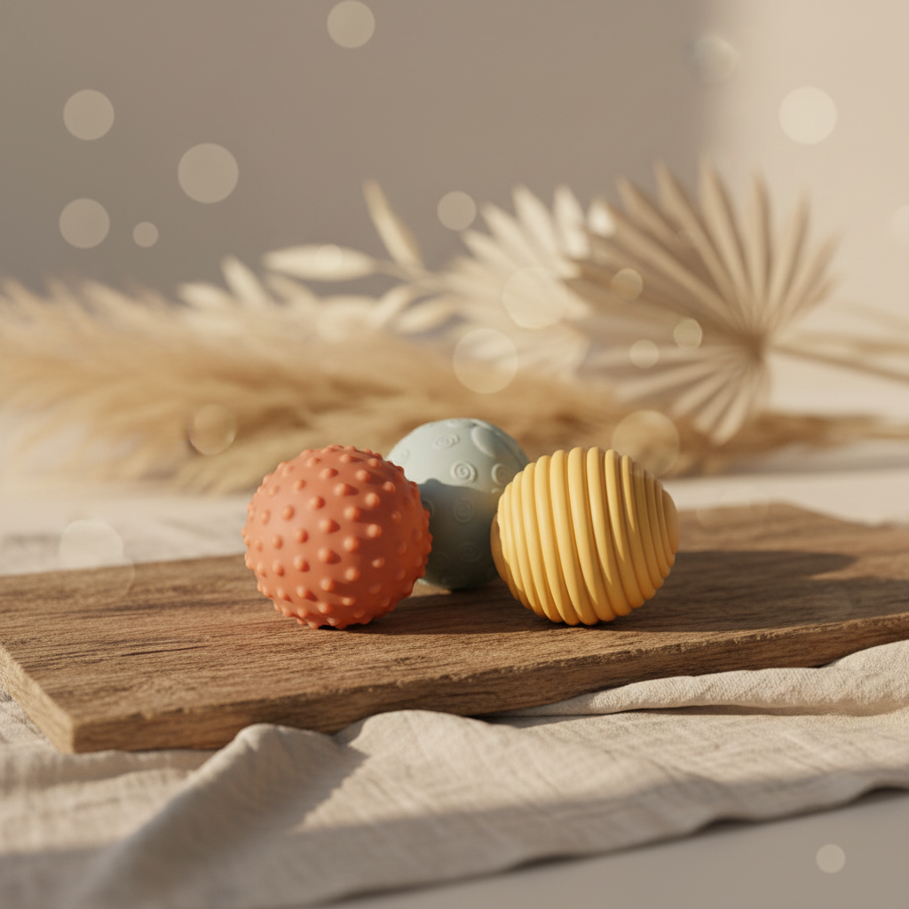 Sensory Balls Farm Set of 3 | Little Dutch