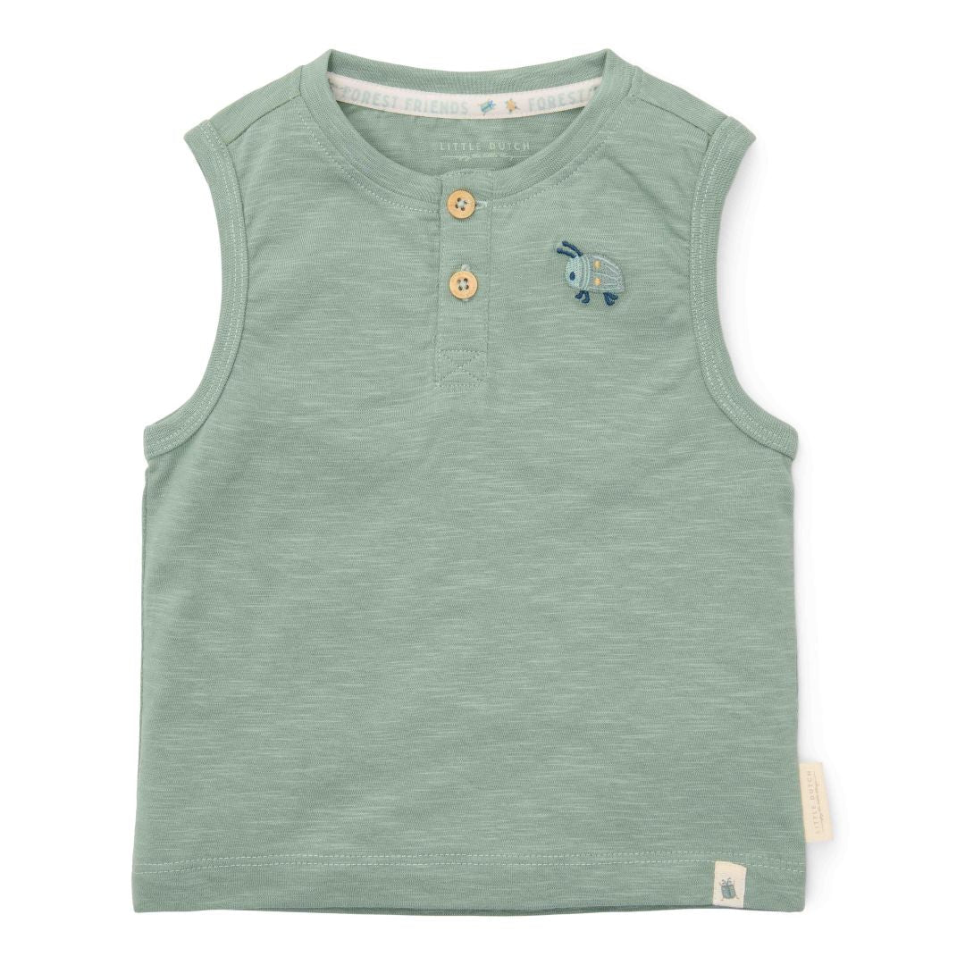 Forest Green Undershirt | Little Dutch
