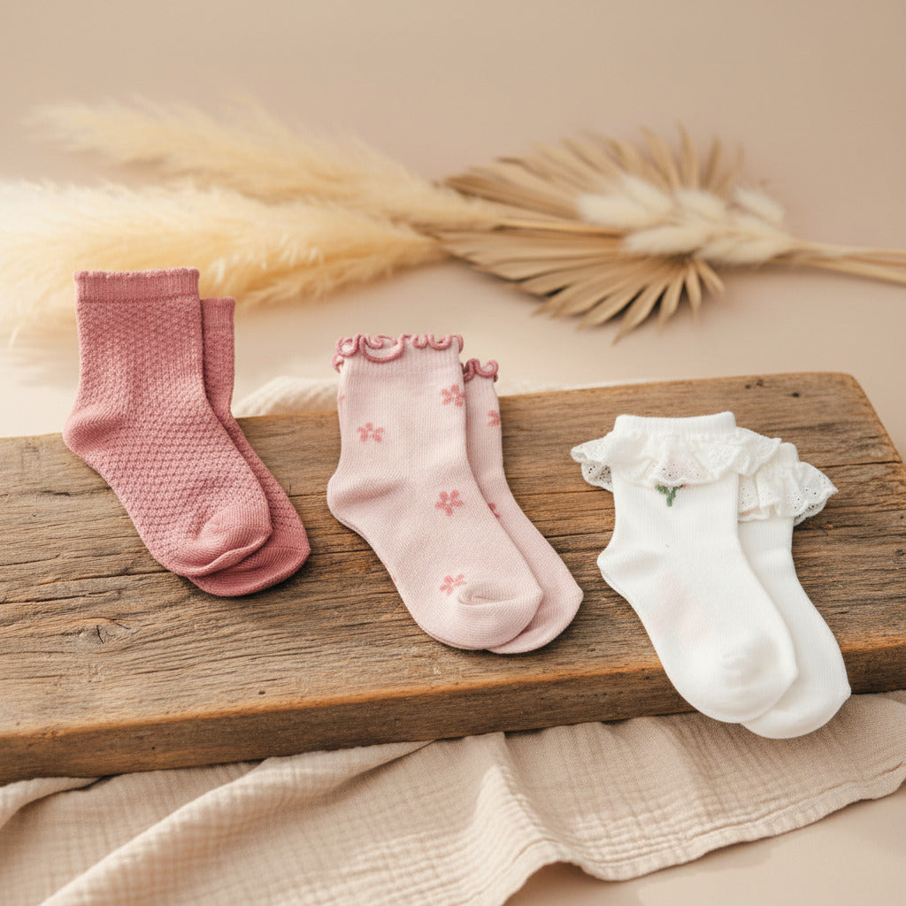 Socks set with three multi - 23/26 = 3-4 years | Little Dutch