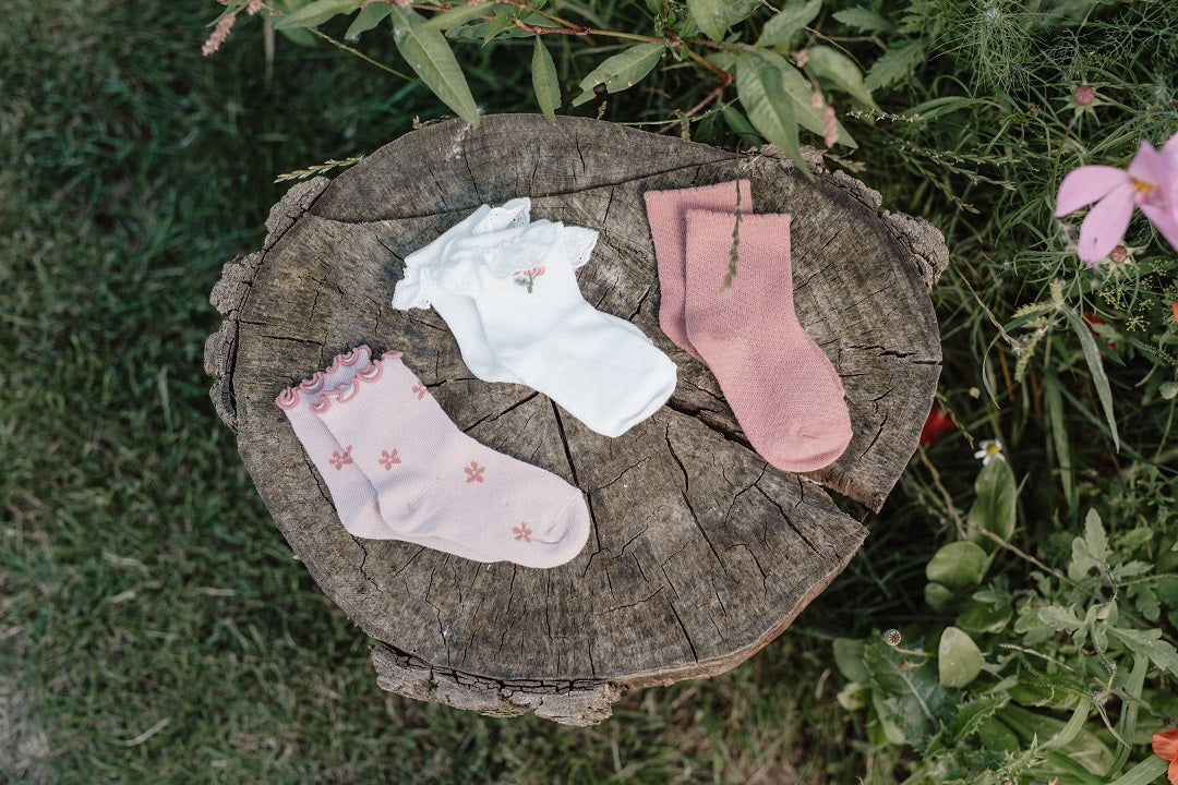 Socks set with three multi - 17/19 = 6-12 months | Little Dutch