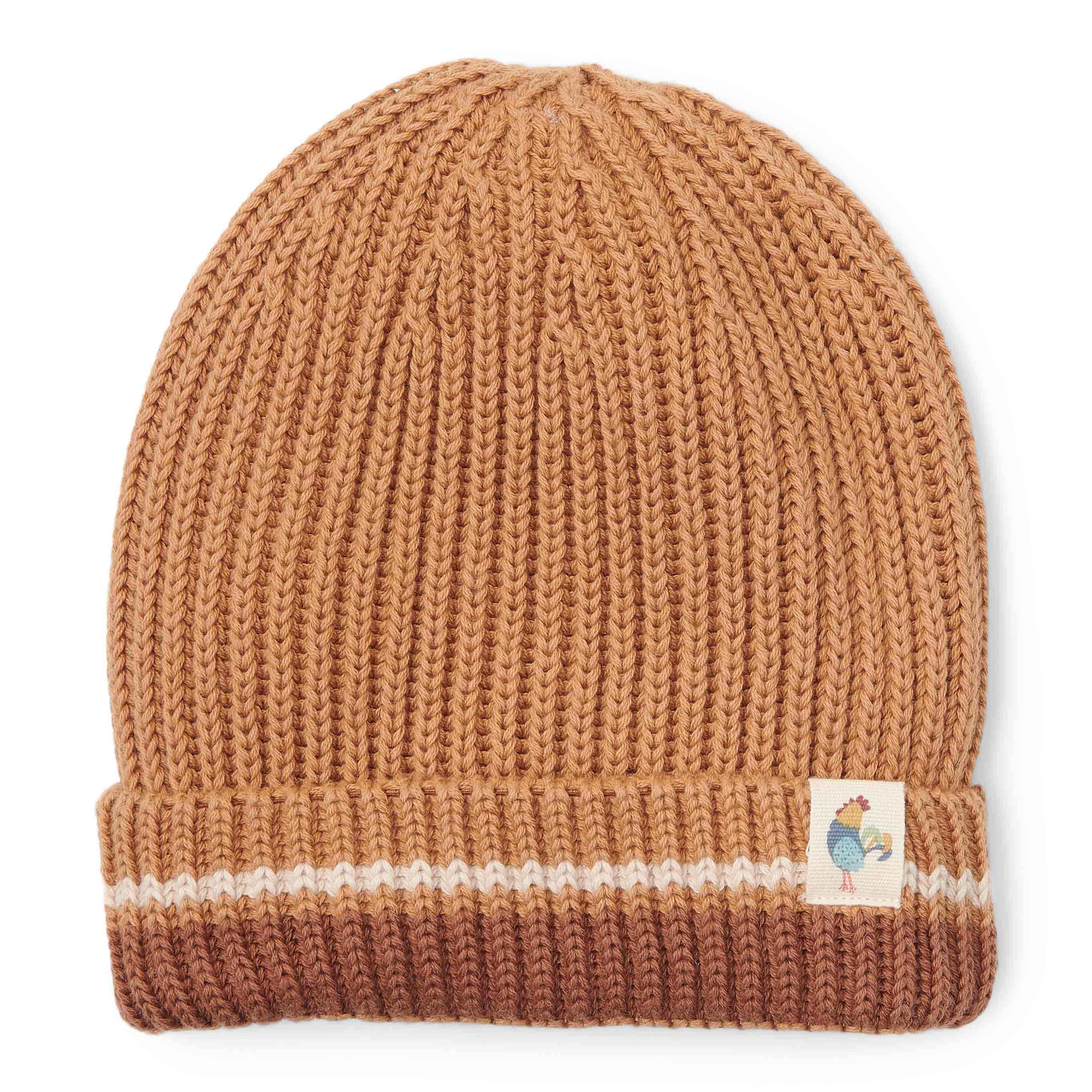 Knitted hat brown - Little Farm | Little Dutch