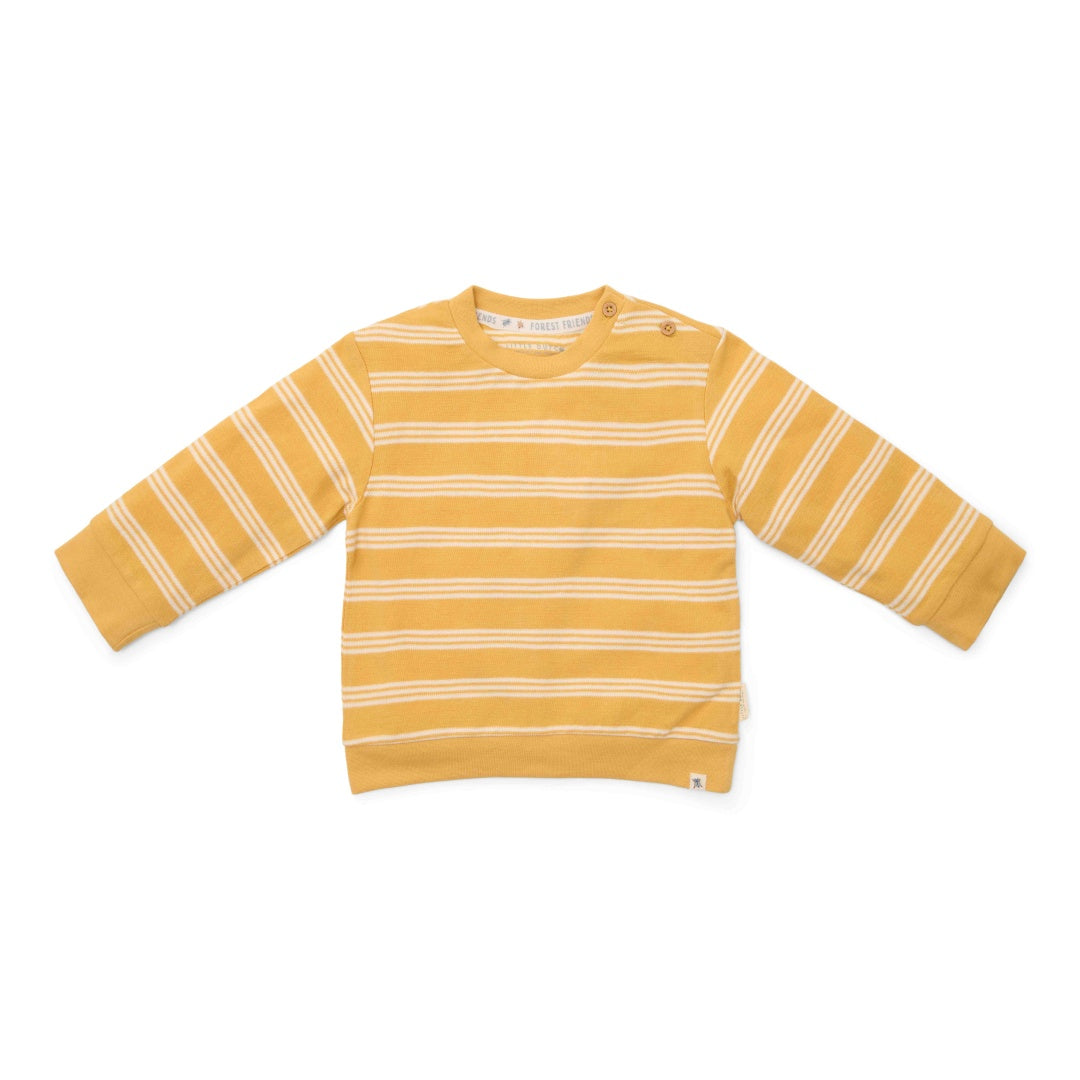 Sweatshirt Yellow Stripe | Little Dutch