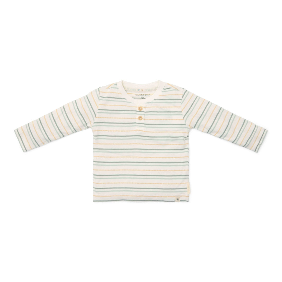 T-shirt long sleeve multi stripe | Little Dutch