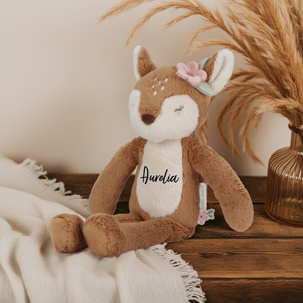 Plush deer long legs Fairy Garden