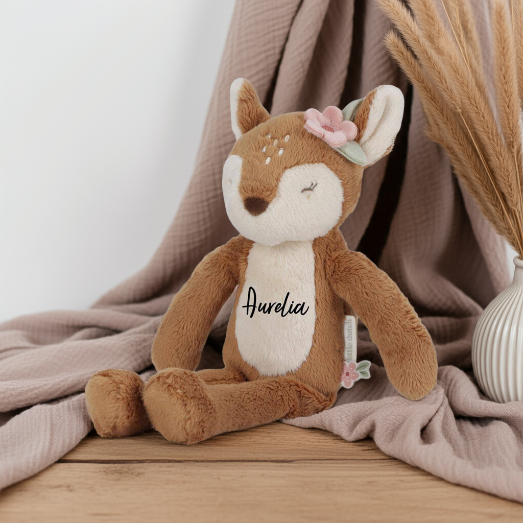 Plush deer long legs Fairy Garden