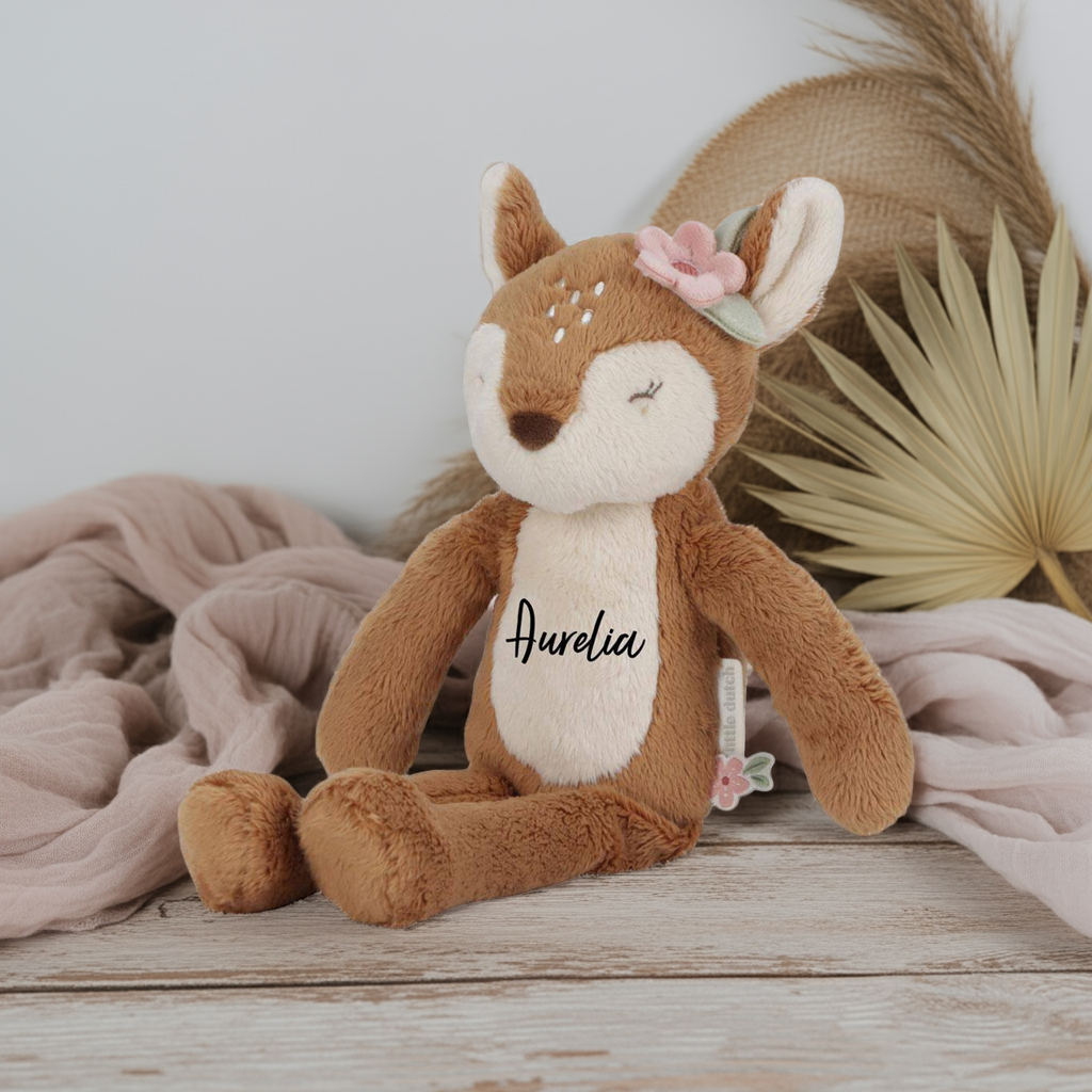 Cuddly toy deer long legs Fairy Garden | Little Dutch