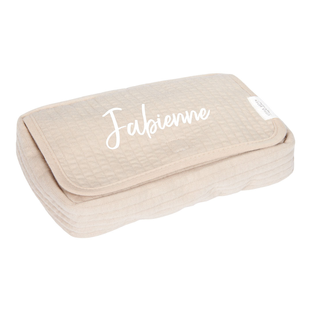 Wet wipe cover Pure Beige | Little Dutch