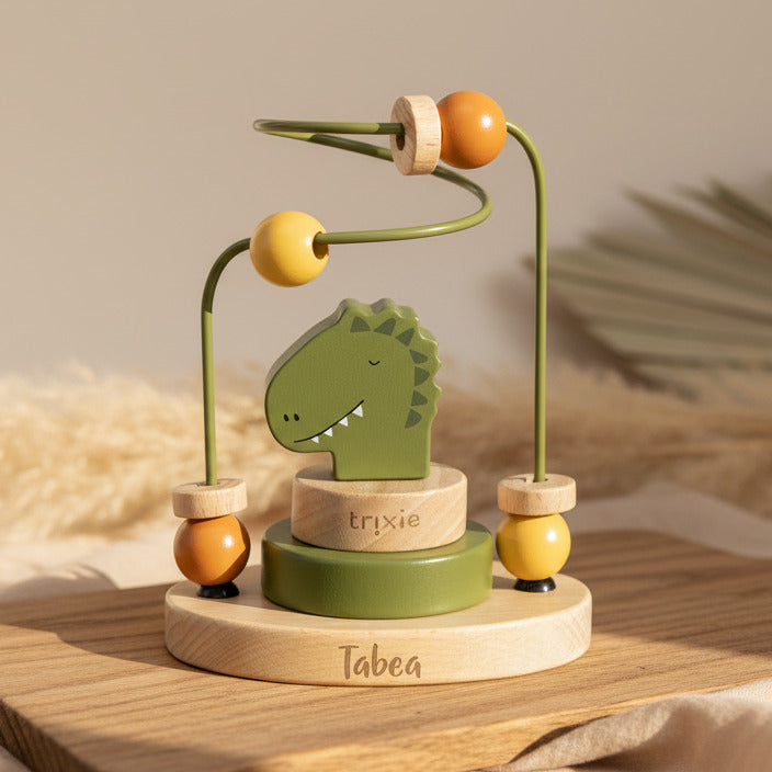 Wooden Motor Skills Loop - Mr. Dino | Trixie