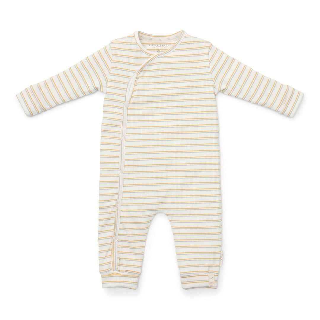 Striped wrap romper - Little Farm | Little Dutch