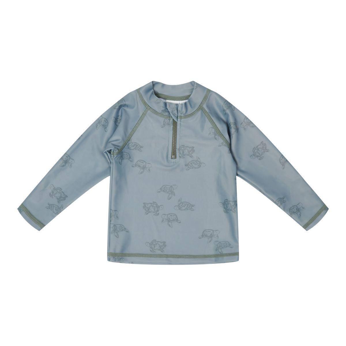 Long-sleeved swim shirt Turtle Island Olive | Little Dutch
