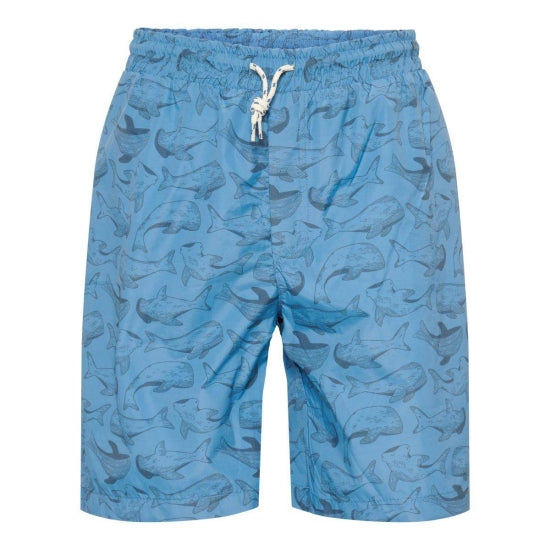 Men's swim shorts, Sea Life Blue | Little Dutch