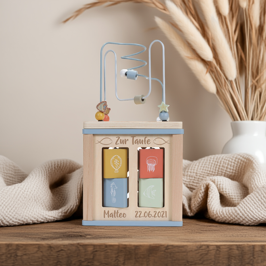 Ocean Motor Skills Cube - For the christening