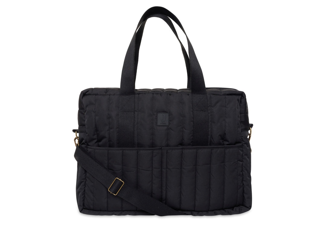 Changing bag Puffed Moss, Black | Jollein