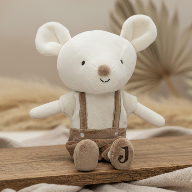 Cuddly toy mouse - Bowie | Jollein