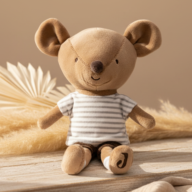 Soft toy mouse - Jackie | Jollein