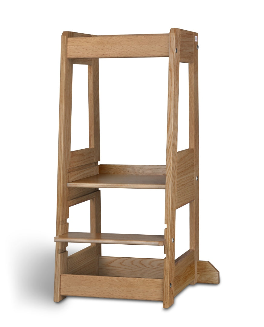 Learning tower Felix - Learning Tower - Wood oak | Tissi® by Schmatzepuffer® "personalized"
