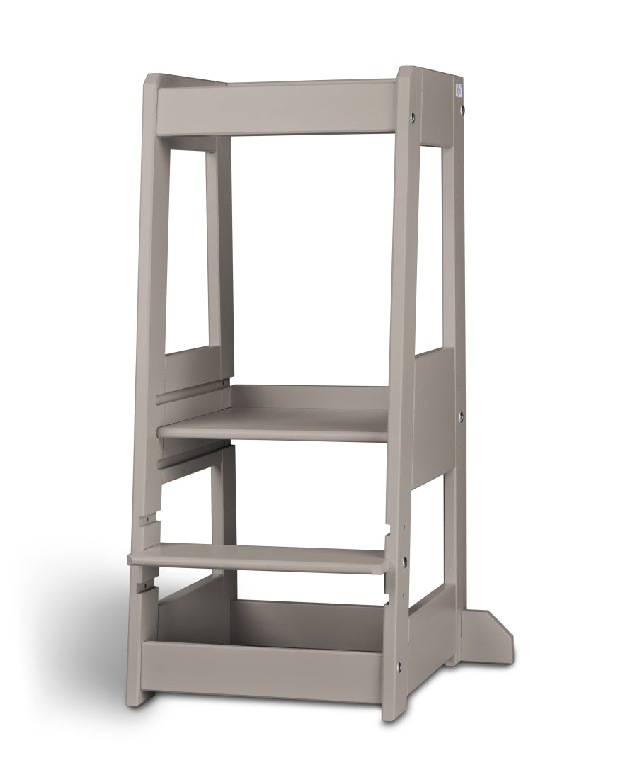 Learning tower Felix - Learning Tower - Stormy Gray | Tissi® by Schmatzepuffer® "personalized"