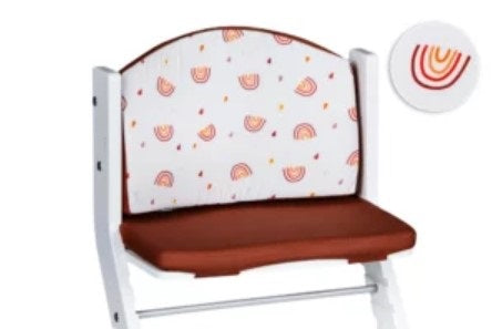 Upholstery rainbow for children's high chair, red | Tissi®