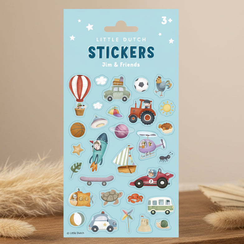 Stickers Jim &amp; Friends | Little Dutch
