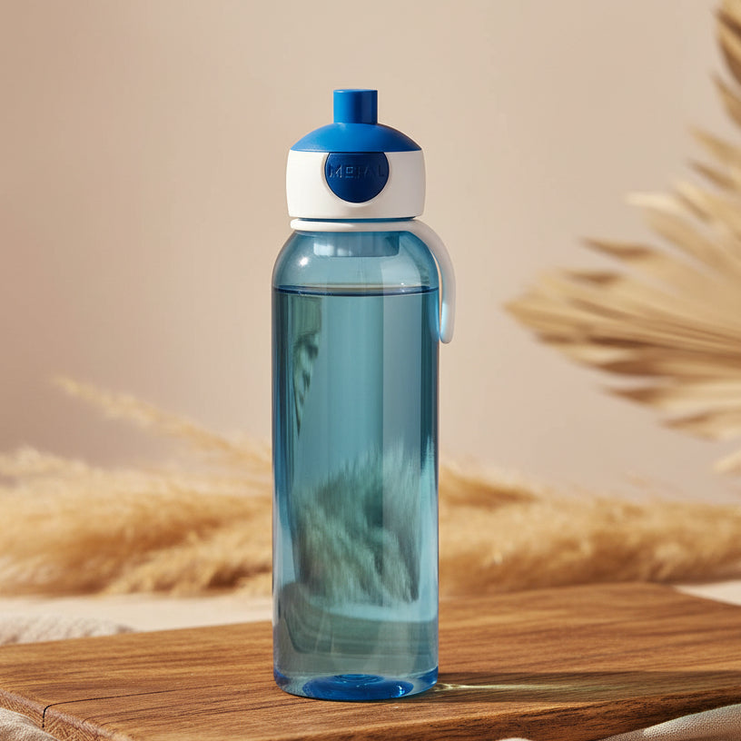 Pop-up drinking bottle 500 ml - Blue | Mepal