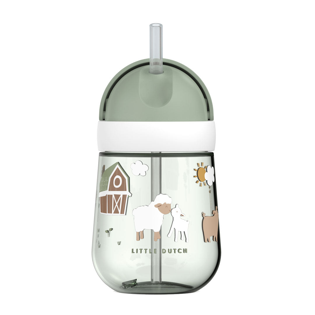Drinking cup with straw 300 ml - Little Farm | Little Dutch x Mepal