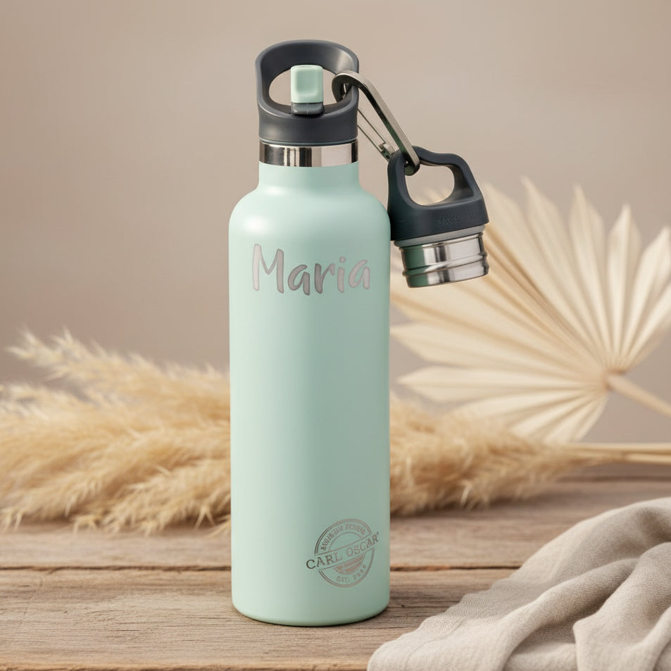 TEMPflask™ 0.5 L Water Bottle - Green | Carl Oscar