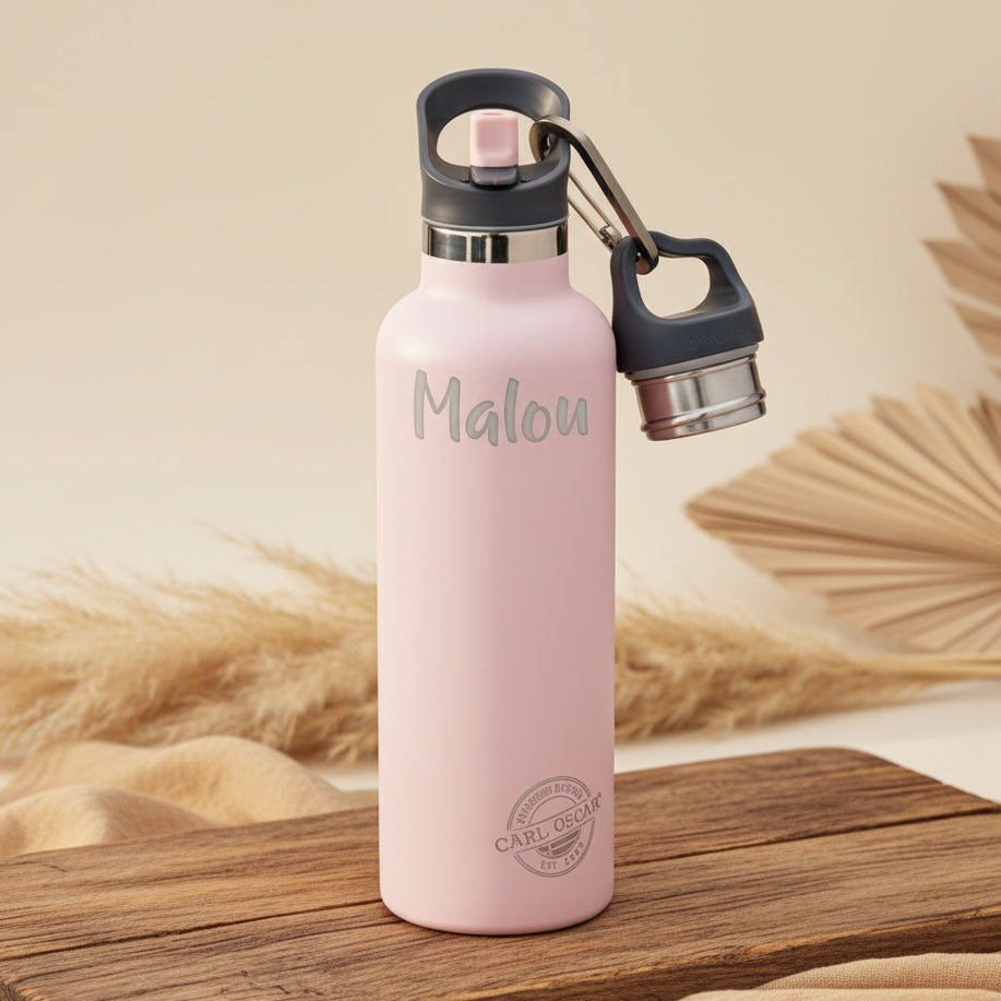 TEMPflask™ 0.5 L Water Bottle - Pink | Carl Oscar