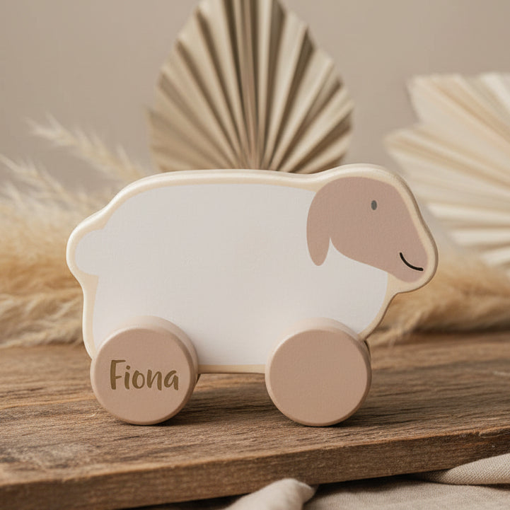 Wooden toy farm - lamb | Jollein