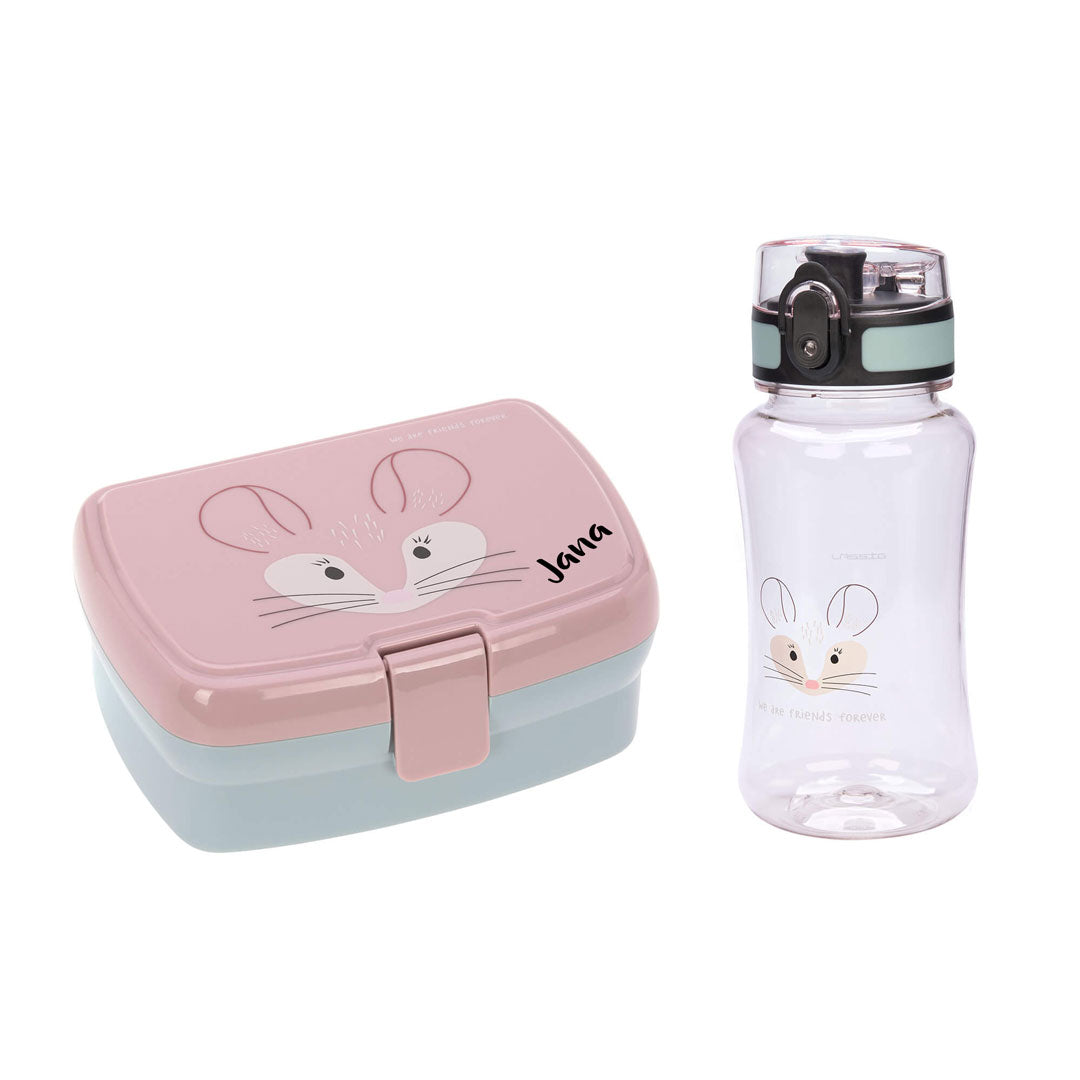 Breaktime Set Bottle &amp; Lunchbox About Friends Chinchilla | Casual