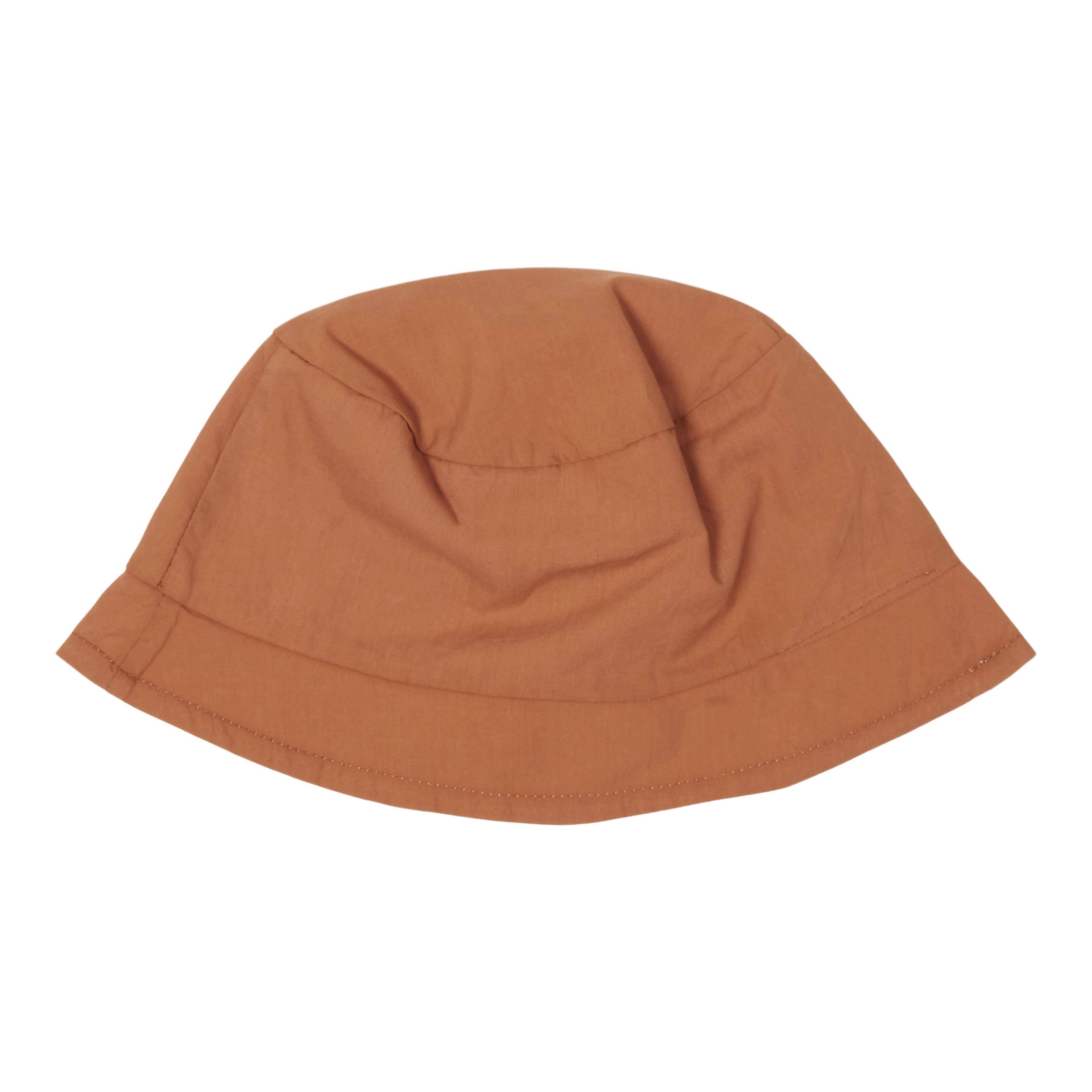 Reversible sun hat - orange / white | Little Dutch