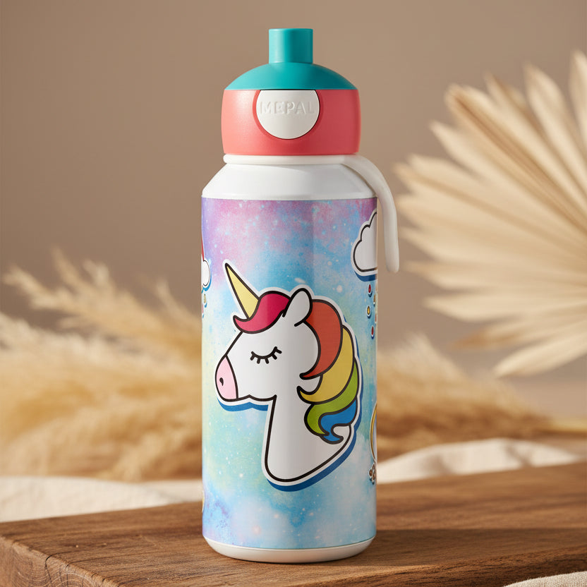 Pop-Up Drinking Bottle - Unicorn | Mepal
