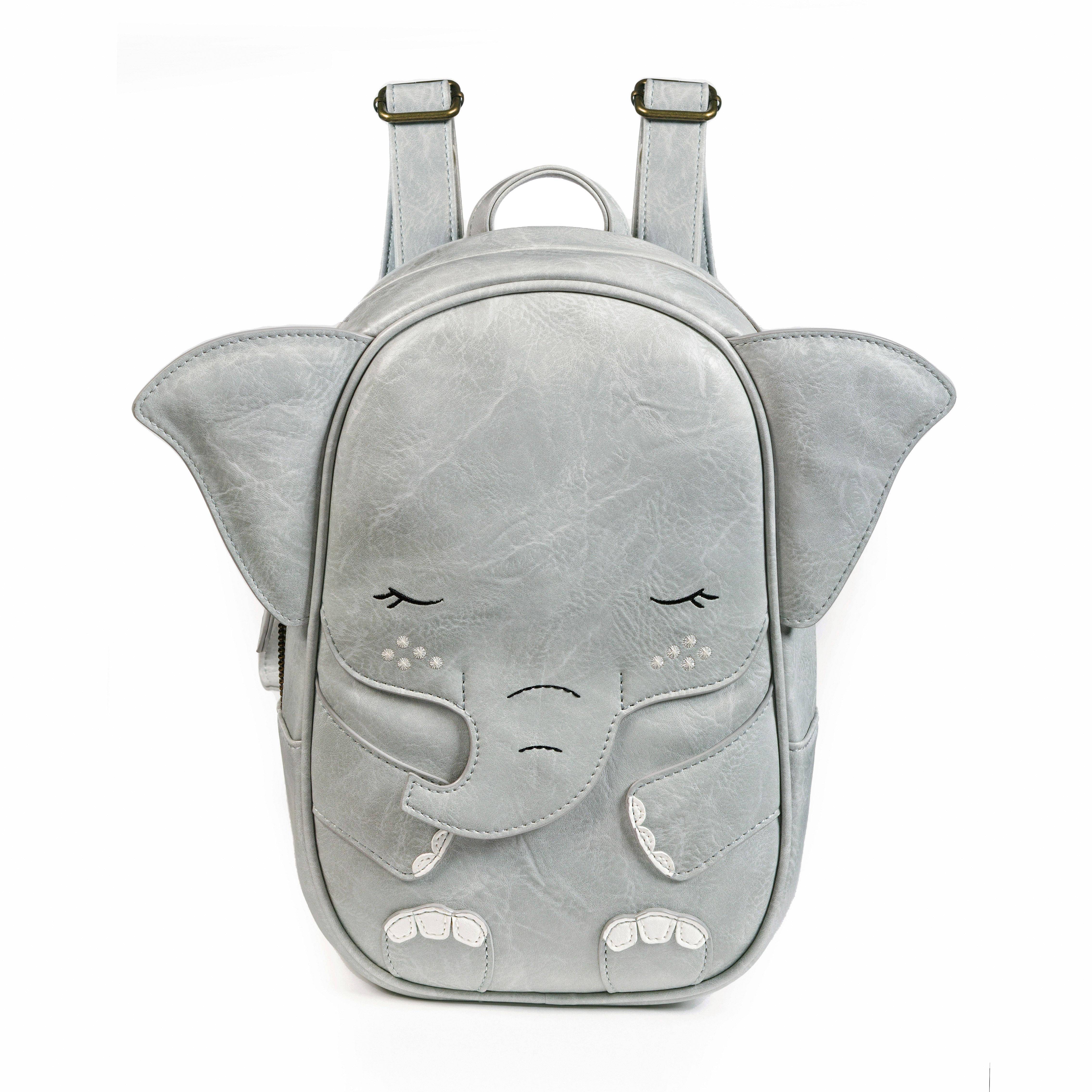 Elephant Pink Large Backpack | Little Who