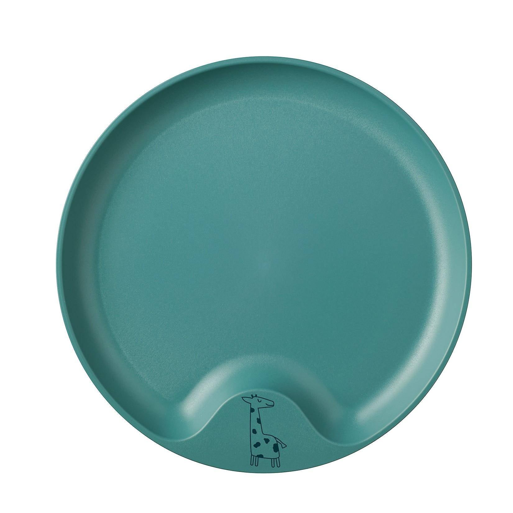 Children's Plate Mio - Deep Turquoise | Mepal