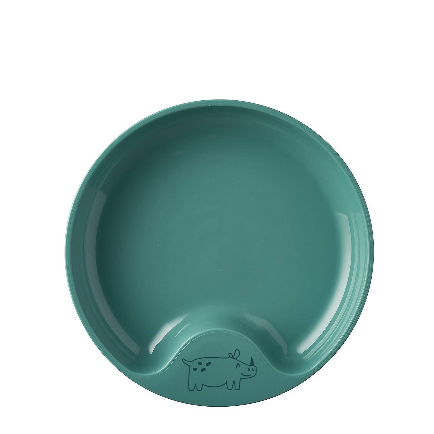 Children's Learning Plate Mio - Deep Turquoise | Mepal