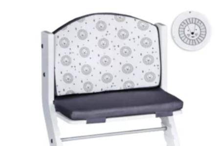 Upholstery lion for children's high chair, gray | Tissi®