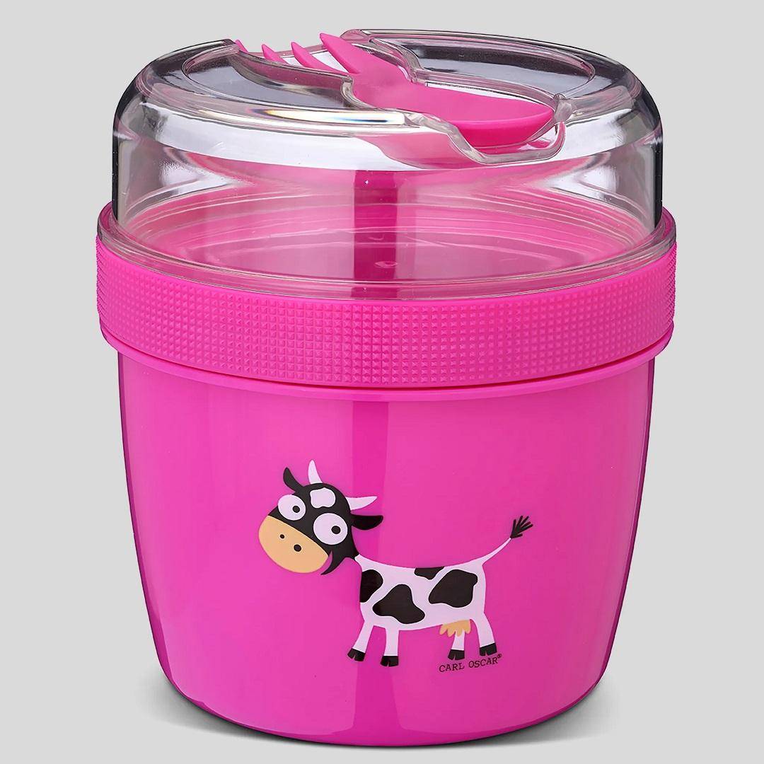 N'ice Cup™ lunchbox with cooling function and cutlery, purple I Carl Oscar