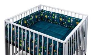 TISSI® MORITZ GLATTER SING PETROL Jungle 90x95