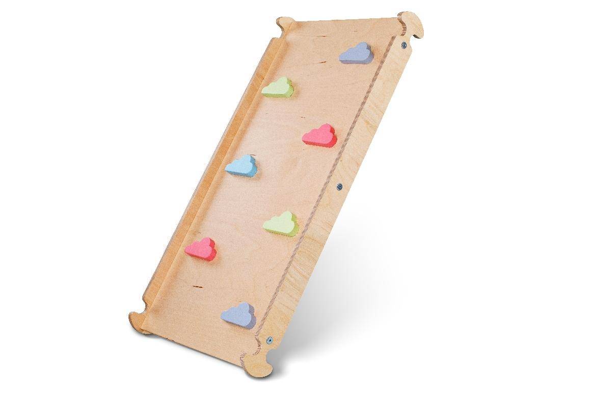 Slide with climbing clouds, pastel colorful | Tissi®