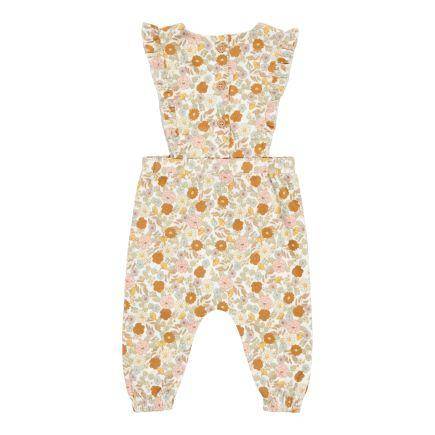 Vintage Little Flowers Print Corduroy Pantsuit - 86 | Little Dutch