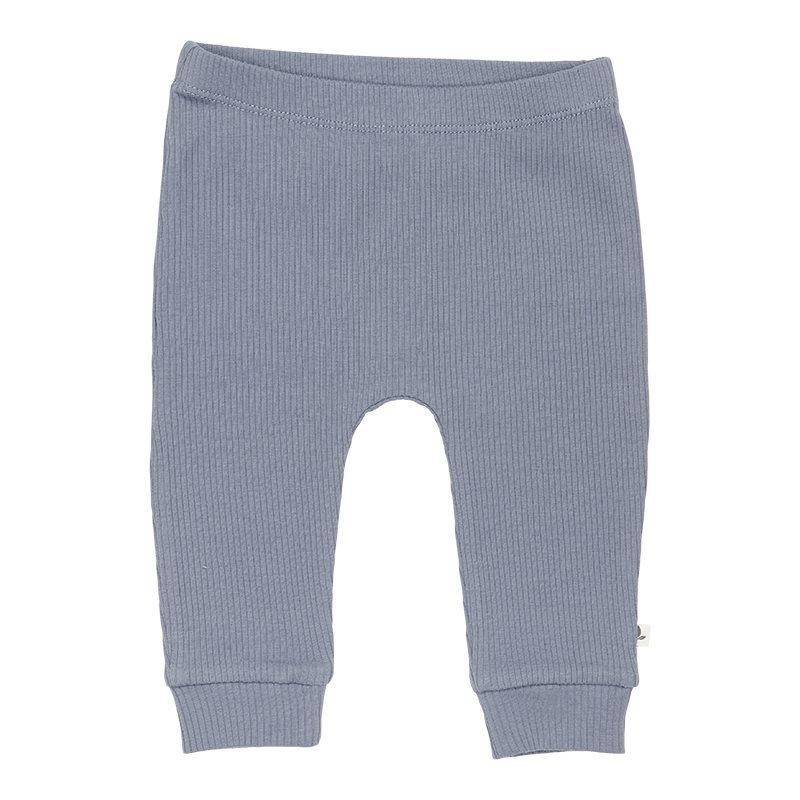 Sailors Bay Blue Ribbed Pants | Little Dutch