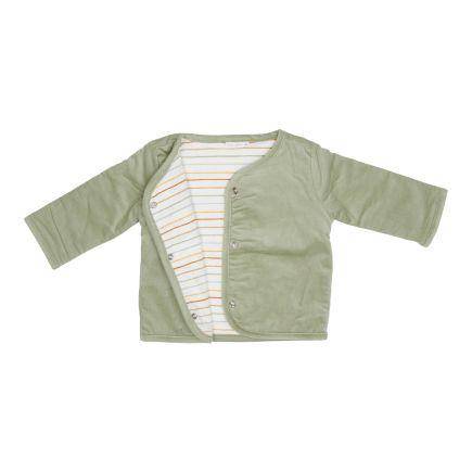 Reversible jacket Vintage Sunny Stripes / Green - 50/56 | Little Dutch