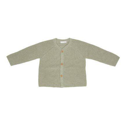 Green cardigan | Little Dutch